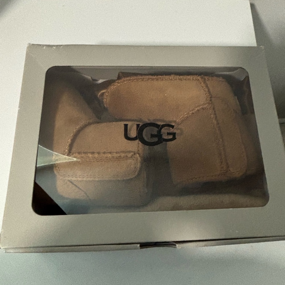 UGG Kids Chestnut Suede Walker Booties